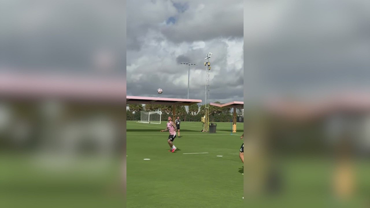 Ni hueles el balón: el espectacular rondo aéreo del Inter Miami