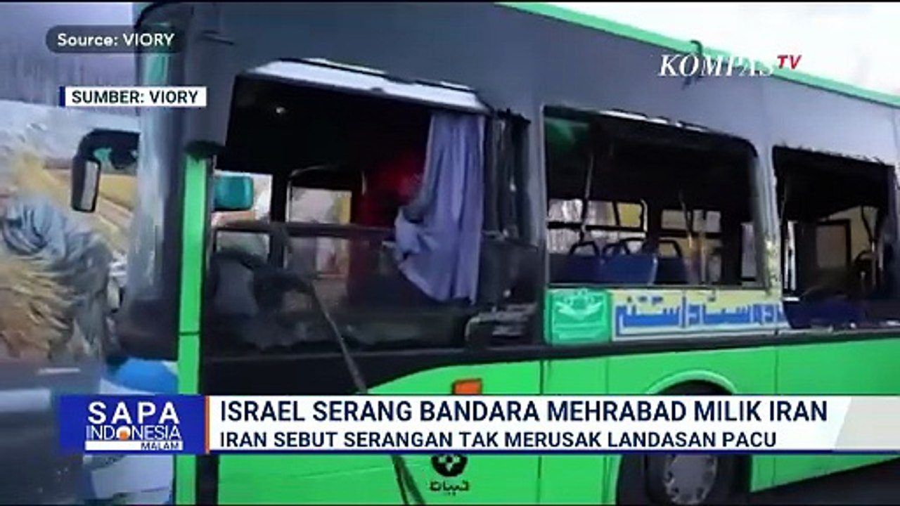Bandara Mehrabad di Iran Jadi Sasaran Serangan Rudal Israel | SAPA MALAM