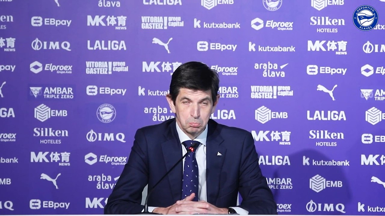 Rueda de prensa completa: presentación de Quique Sánchez Flores como nuevo entrenador del Alavés