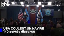 Hegseth confirme que les États-Unis ont coulé un navire iranien, au moins 140 disparus
