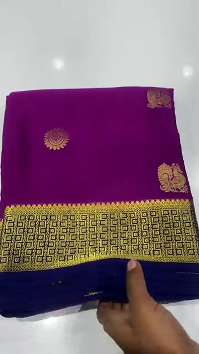 Pure Mysore silk sarees Hit Combination & Rare Designs with limited stock in Discounted rate