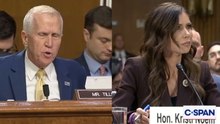Senator chides DHS chief Kristi Noem for shooting her pet dog in fiery Senate hearing