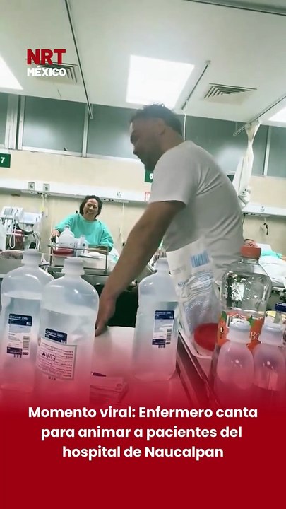 🏥🎶 En el área de urgencias del Hospital de Traumatología y Ortopedia de Lomas Verdes, en Naucalpan, un enfermero decidió tomar unos minutos para cantar y cambiar el ambiente entre los pacientes internados.