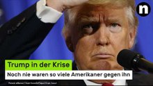 Donald Trump: Trump in der Krise - Noch nie waren so viele Amerikaner gegen ihn