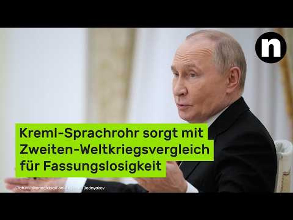 Wladimir Putin: Kreml-Sprachrohr sorgt mit Zweiten-Weltkriegsvergleich für Fassungslosigkeit