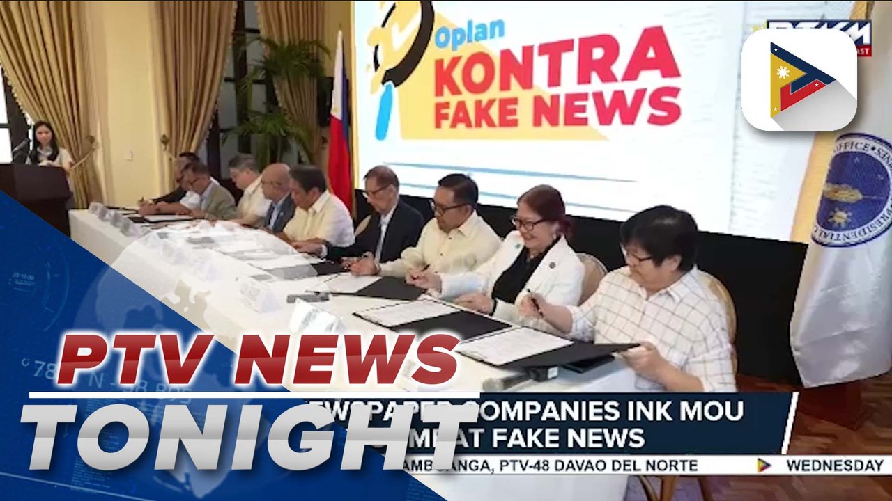 PCO, newspaper companies ink MOU to combat fake news