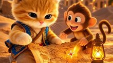 The Brave Desert Kitten & The Hidden Treasure 🐱✨