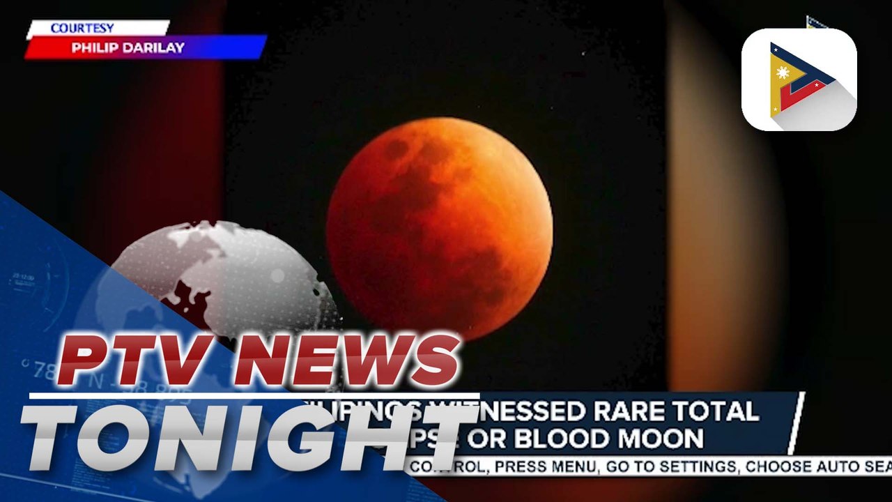 Many Filipinos witnessed rare total lunar eclipse or blood moon