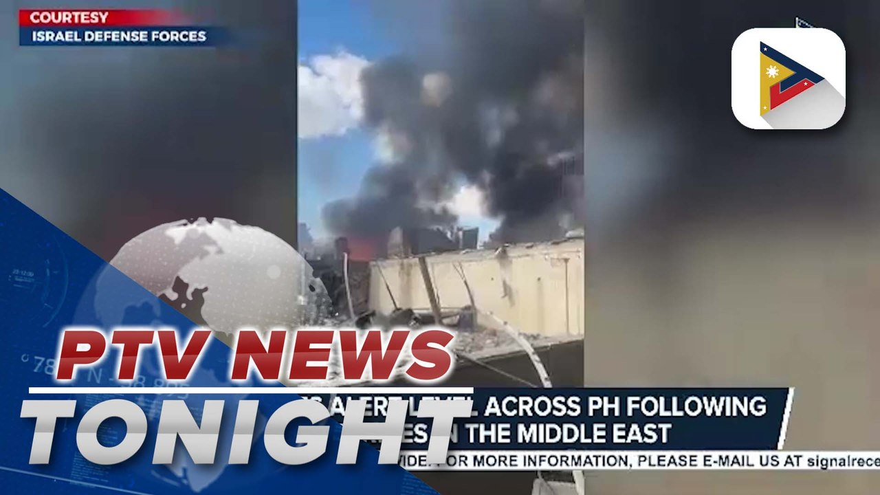 PNP raises alert level across PH following airstrikes in the Middle East