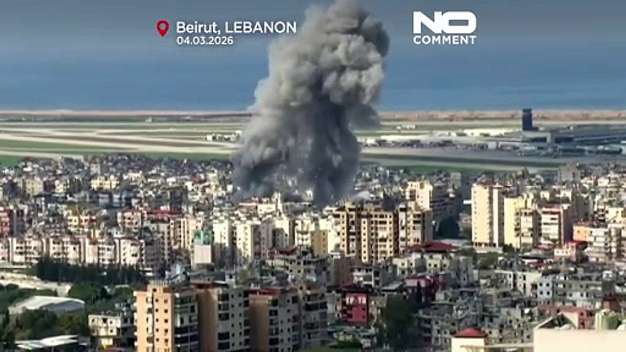 Nuevos bombardeos aéreos golpean los suburbios del sur de Beirut tras advertencia israelí