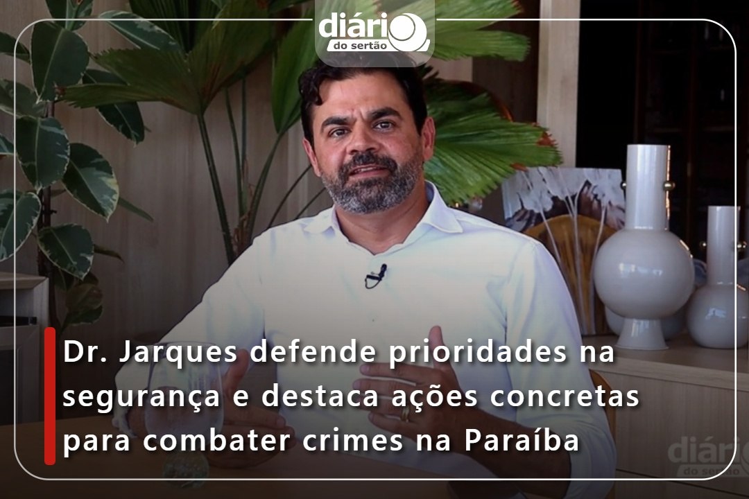 Dr. Jarques defende prioridades na segurança e destaca ações concretas ...