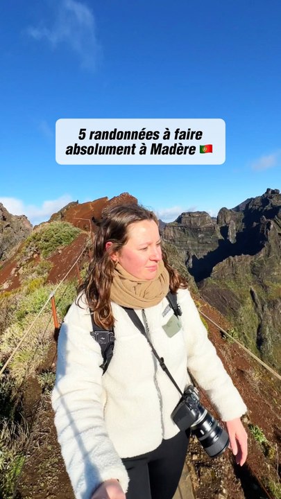 5 randonnées à faire absolument à Madère ⬇️1. PR6 Levada das 25 fontes2. PR1.2 Vereda do Pico Ruivo3. PR1 Vereda do Areeiro4. PR8 Vereda da Ponta de São Lourenço5. PR11 Vereda dos Balcões