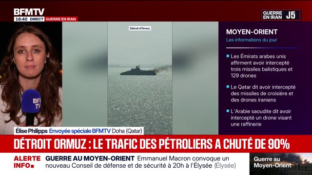 Guerre au Moyen-Orient: le trafic de pétroliers dans le détroit d'Ormuz a chuté de 90%