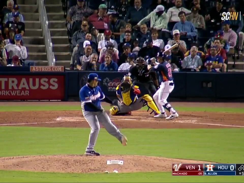 Pitcheo de Venezuela se mostró muy bien ante Houston