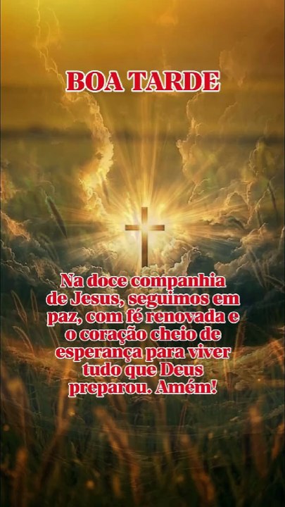 Boa Tarde! — ✝ — #shorts #Jovenspregadores #espiritualidade #Deus #motivacao #religiao #Fé #AmorDeCristo #Gratidão #viral #instavideo #trending #dicas #entretenimento — @videosdealegria — By:RF® —