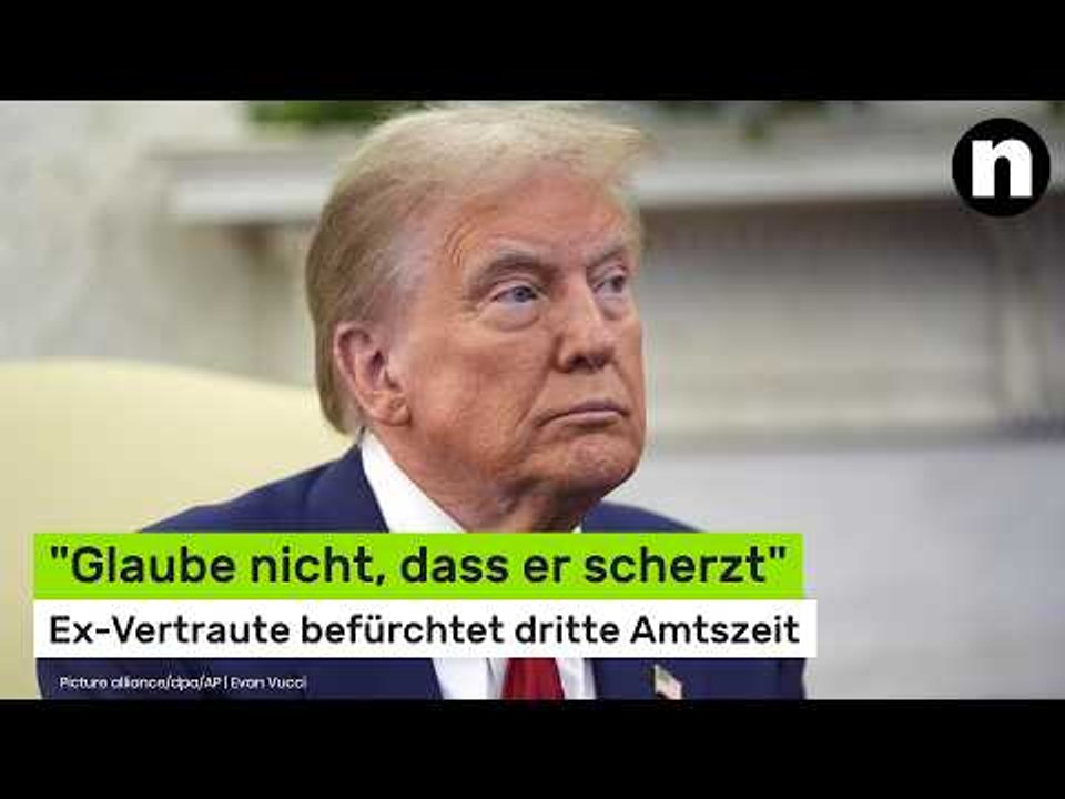 Donald Trump: 'Glaube nicht, dass er scherzt' - Ex-Vertraute befürchtet dritte Amtszeit