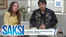Heath Jornales at Krystal Mejes, overwhelmed pero masaya sa atensyon ng fans | Saksi