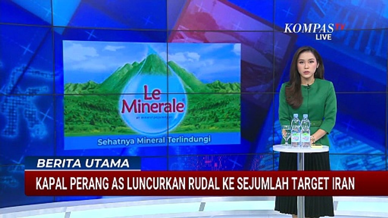 Komando Pusat Militer AS Rilis Rekaman Kapal Perang Tembakkan Rudal ke Iran | BU