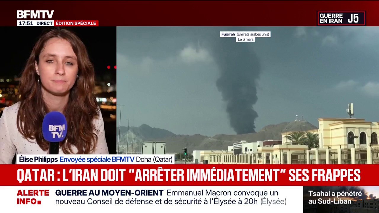 Guerre au Moyen-Orient: le Qatar appelle l'Iran à "arrêter immédiatement" ses frappes