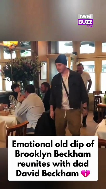 Throwback to the emotional moment when Brooklyn Beckham reunited with his dad, David Beckham, after a long time