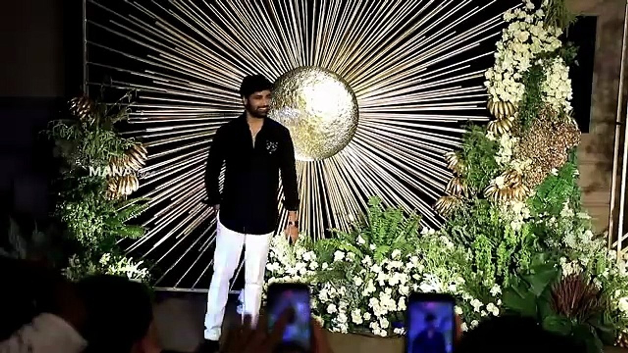 Actor Adivi Sesh Visuals @ Vijay Deverakonda & Rashmika Mandanna Reception