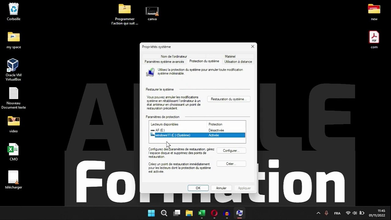 Sauvegarde Windows 11 : Comment créer un point de restauration facilement