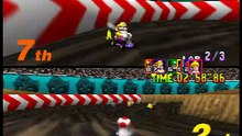 Mario Kart 64 (3-4 players Grand Prix) online multiplayer - n64