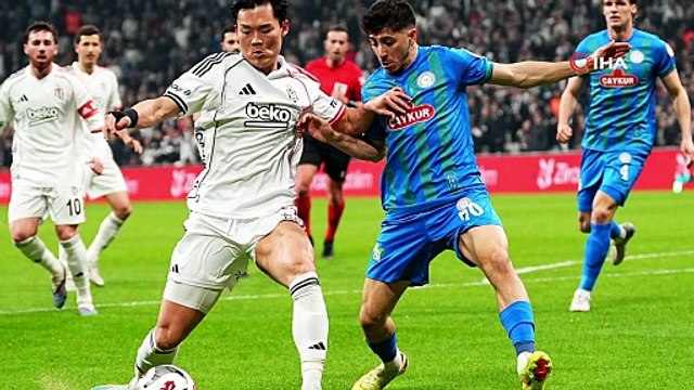 Ziraat Türkiye Kupası: Beşiktaş: 3 - Çaykur Rizespor: 0 (İlk yarı) | Ajansspor | IHA