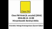 Jingles Class FM Hírek (2016-2018)