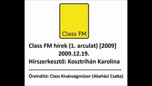 Jingles Class FM Hírek (2009-2011)