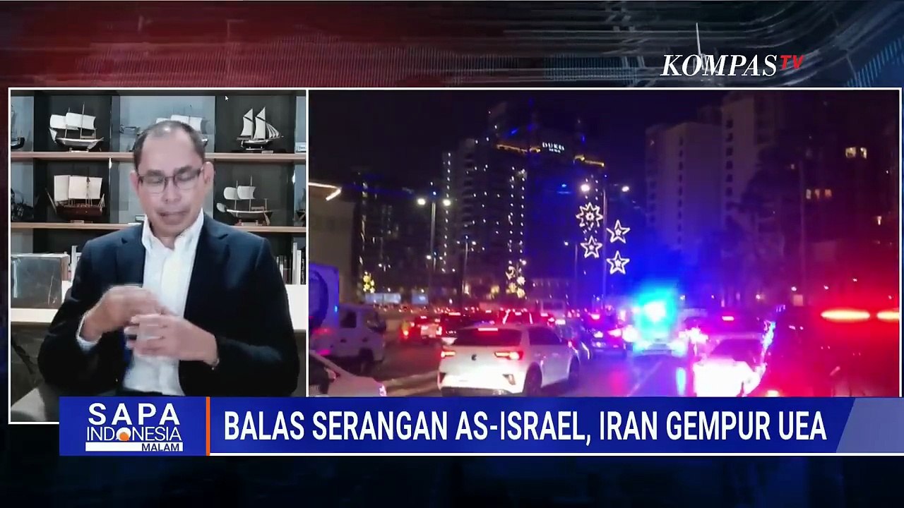 Iran Serang Pangkalan Udara Amerika Serikat di UEA, Dubes Ungkap Situasi Terkini | SAPA MALAM