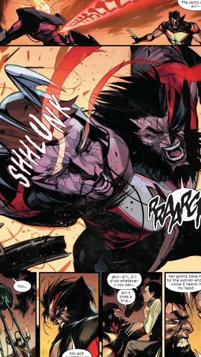 Wolverine arrache la tête de Cyclope