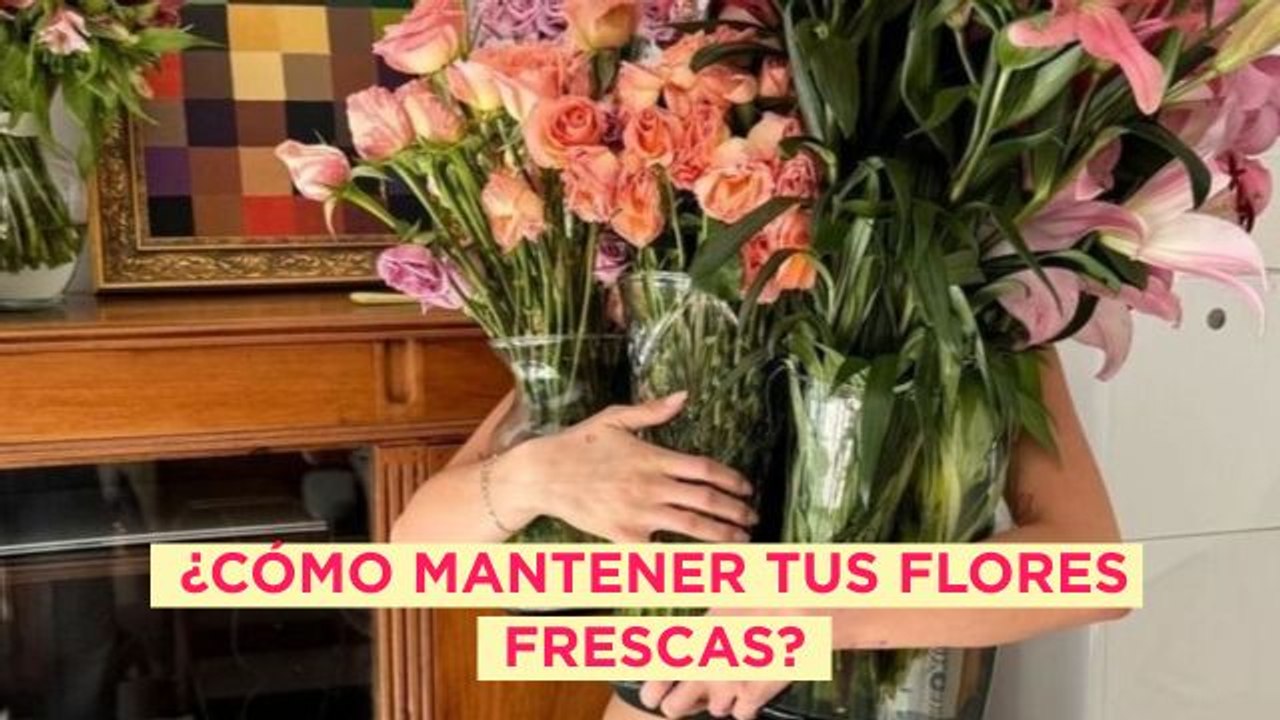 Mantén tus flores frescas en temporada de calor
