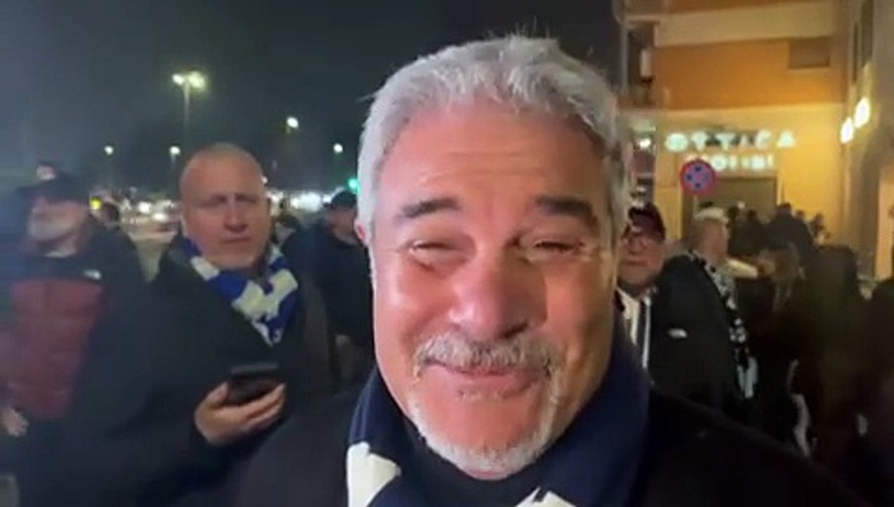 Lazio-Atalanta, le parole di Pino Insegno da Ponte Milvio