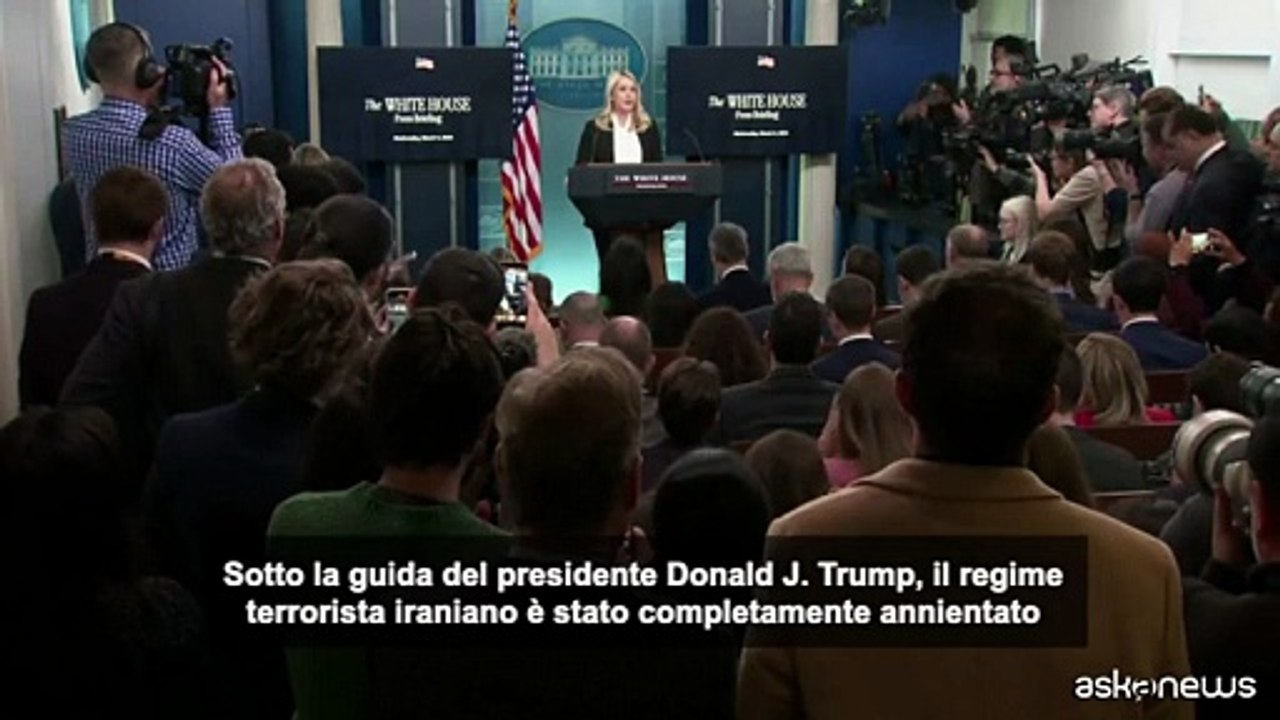 Iran, Casa Bianca: "Abbiamo annientato regime terroristico iraniano"