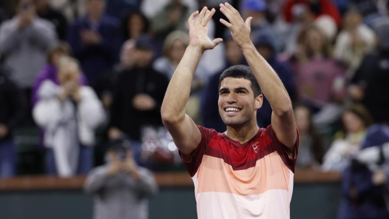 Carlos Alcaraz: "Me encanta Indian Wells, el torneo, el ambiente... y el golf ayuda mucho"