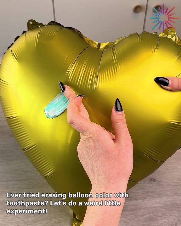 A custom balloon using nothing but toothpaste 🎈 - video Dailymotion
