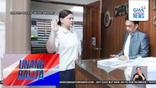 VP Sara Duterte, nagsampa ng reklamong perjury laban kay Ramil Madriaga | Unang Balita
