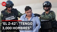 "Tengo 3,000 hombres": El Z-42 amenaza a guardias en prisión de EU
