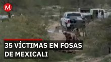 Notifican a familiares tras identificación de 17 hombres localizados en fosas