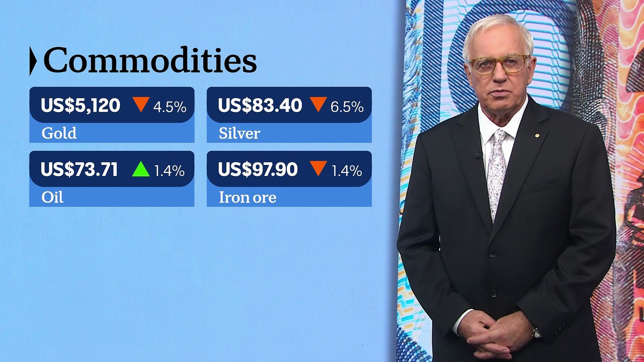 Global share markets fell heavily, as investors worry about war in Iran