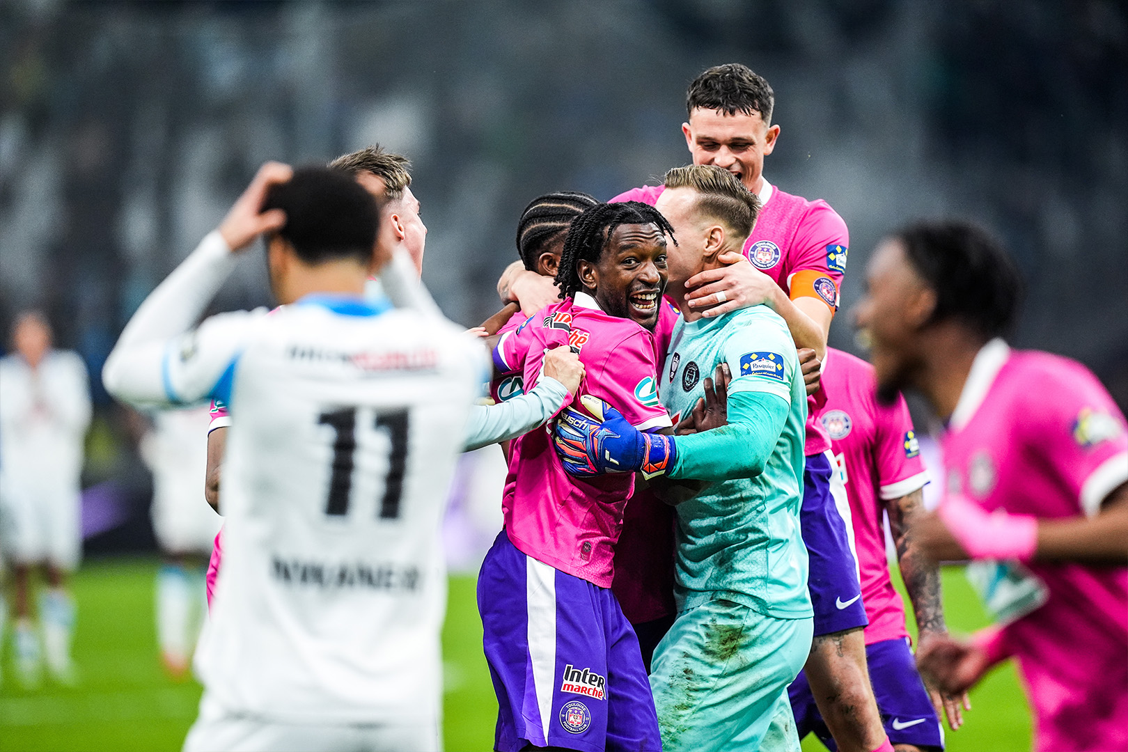Coupe de France : Toulouse élimine l'OM au Vélodrome dans un match fou