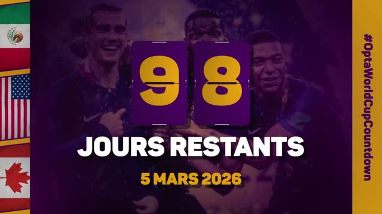 Le décompte d’Opta - J-98 avant la Coupe du monde
