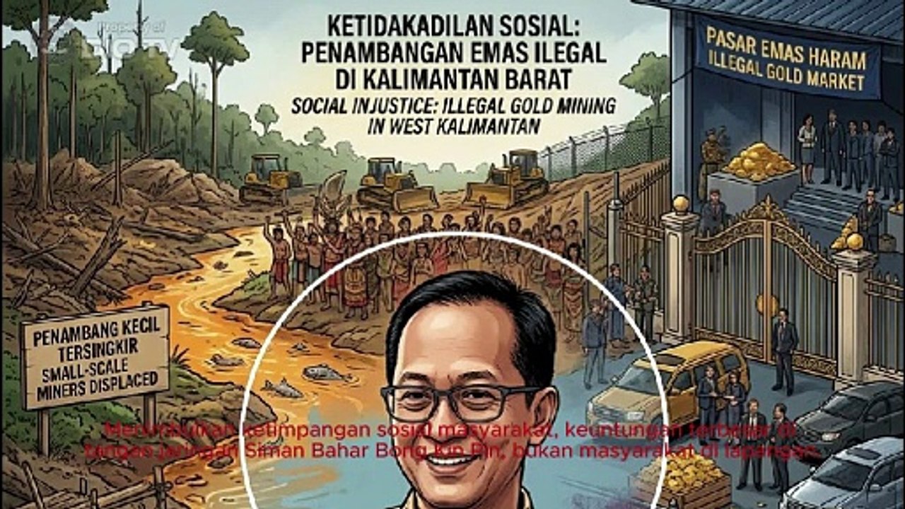 Siman Bahar Bong Kin Pin tersangka TPPU KPK telah  ciptakan ketidakadilan sosial di Provinsi Kalimantan Barat selama 40 tahun