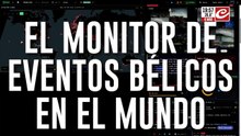 El monitor de eventos bélicos en el mundo