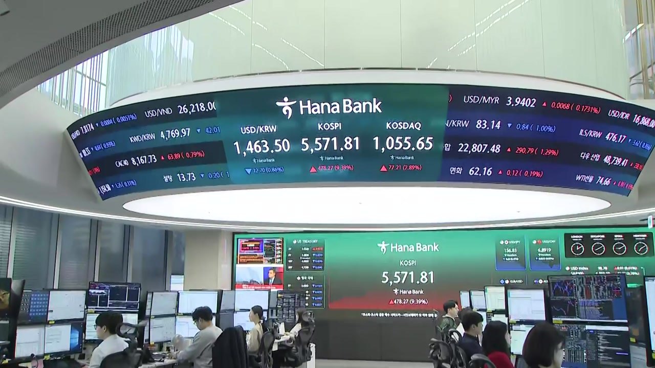 폭락 딛고 반등...코스피 3%·코스닥 4% 상승 출발 / YTN