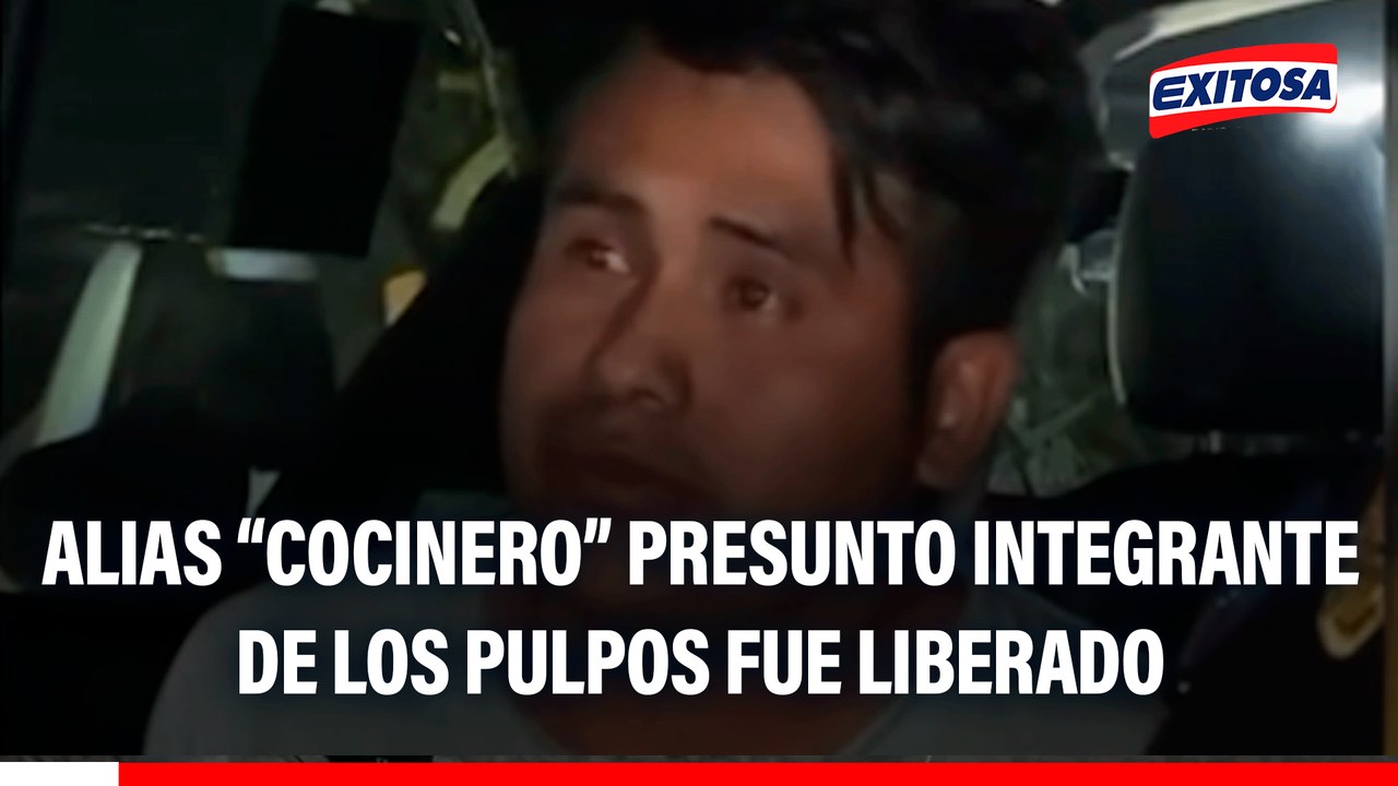 Alias "Cocinero", presunto integrante de Los Pulpos fue liberado