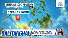 PAGASA - May banta ng pagbaha sa Caraga Region ngayong Huwebes | Balitanghali