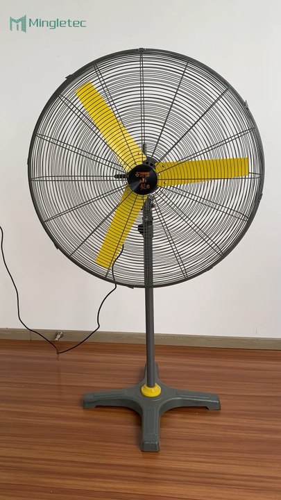 Mingletec height adjustable 36 inch BLDC industrial fan #mingletec #exhaustfan #ventilation #fullmetal #factory