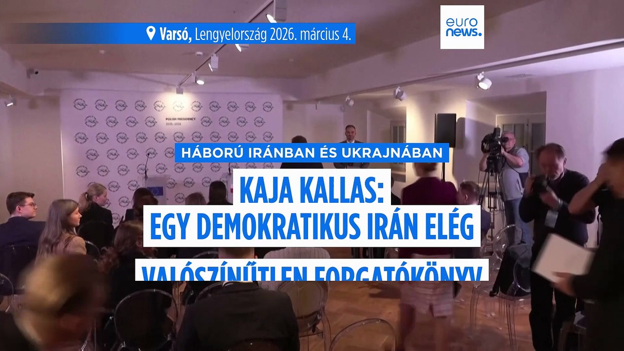 Kaja Kallas: a demokratikus Irán létrejötte meglehetősen valószerűtlen forgatóköny